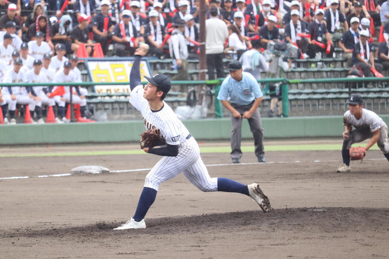 東日本国際大昌平対聖光学院　2安打2失点の完投で王者・聖光学院を封じた東日本国際大昌平の照沼