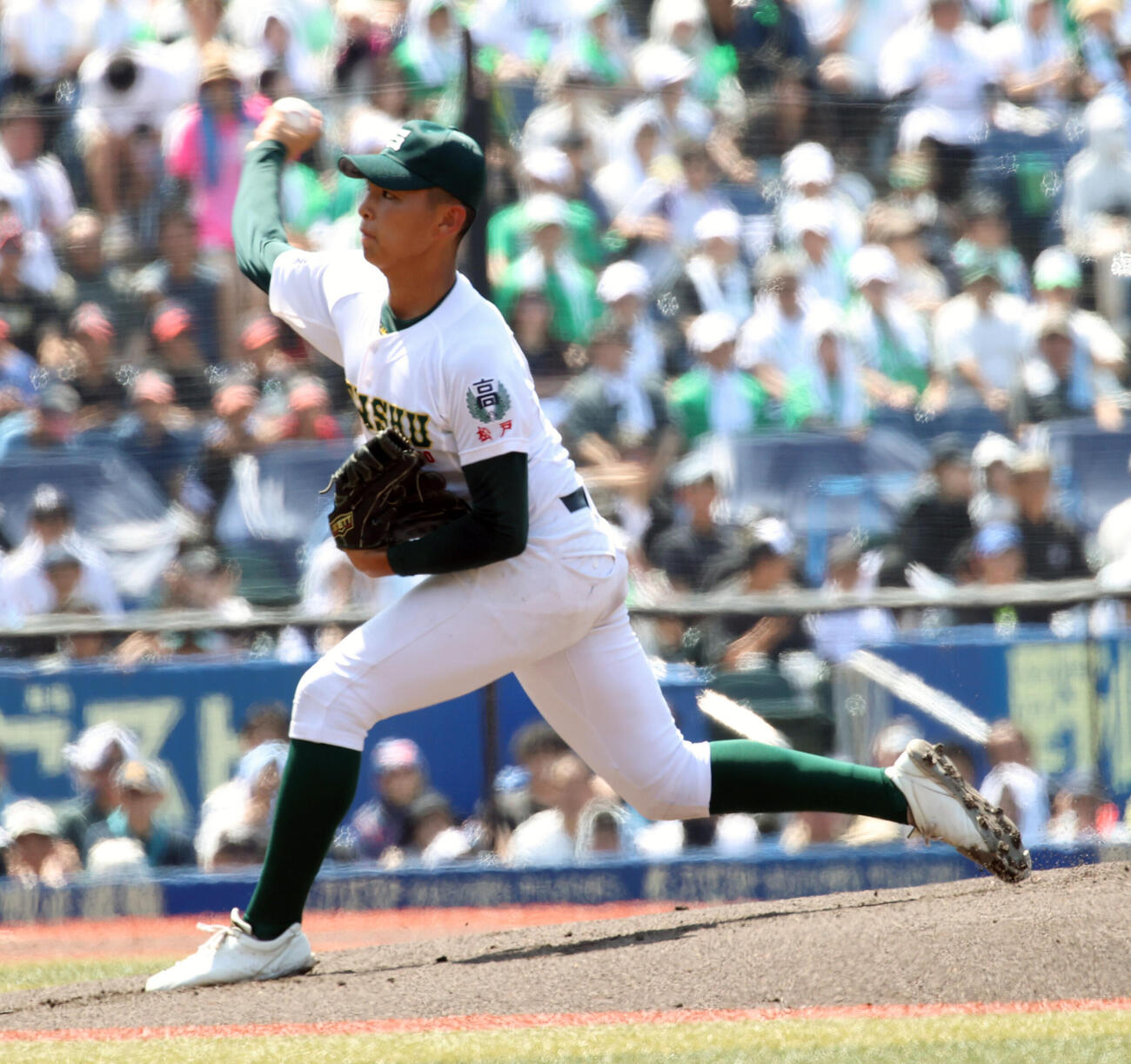 拓大紅陵対専大松戸　先発した専大松戸・門倉昂大（撮影・柴田隆二）