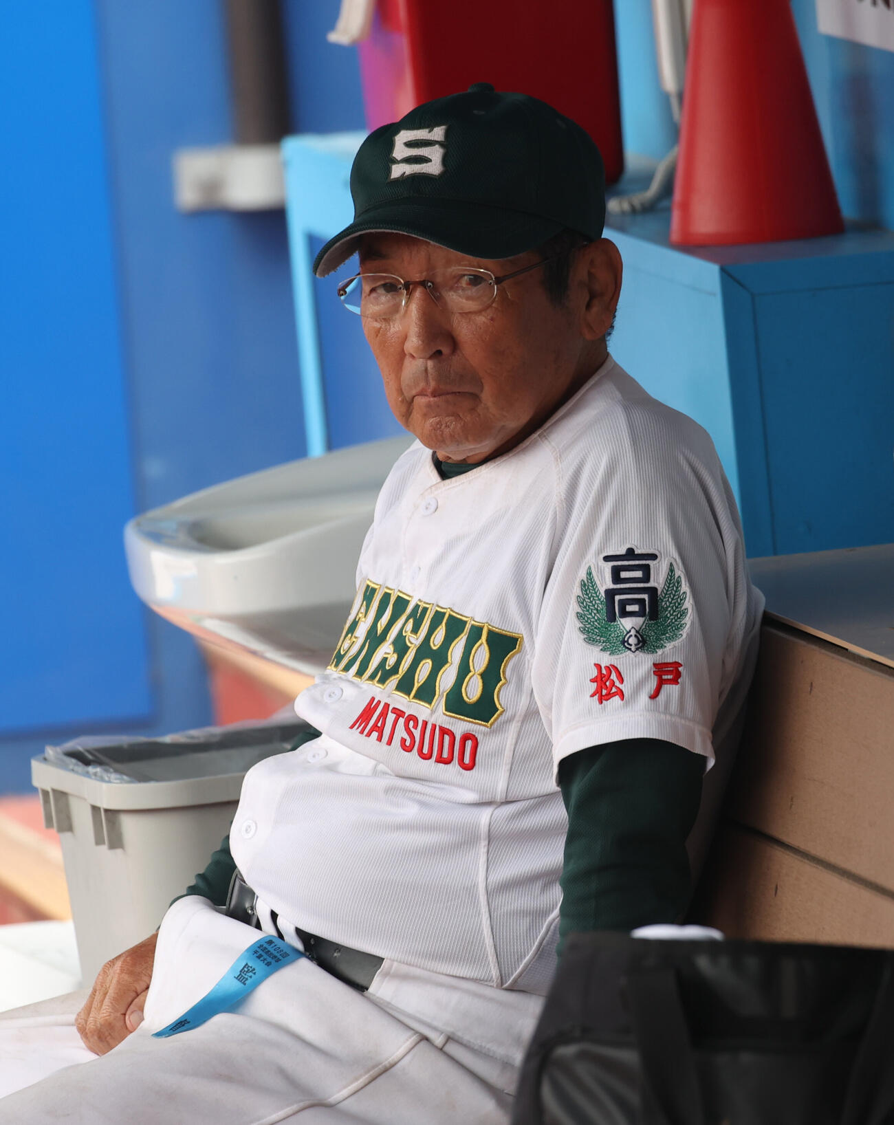 専大松戸・持丸修一監督（撮影・柴田隆二）