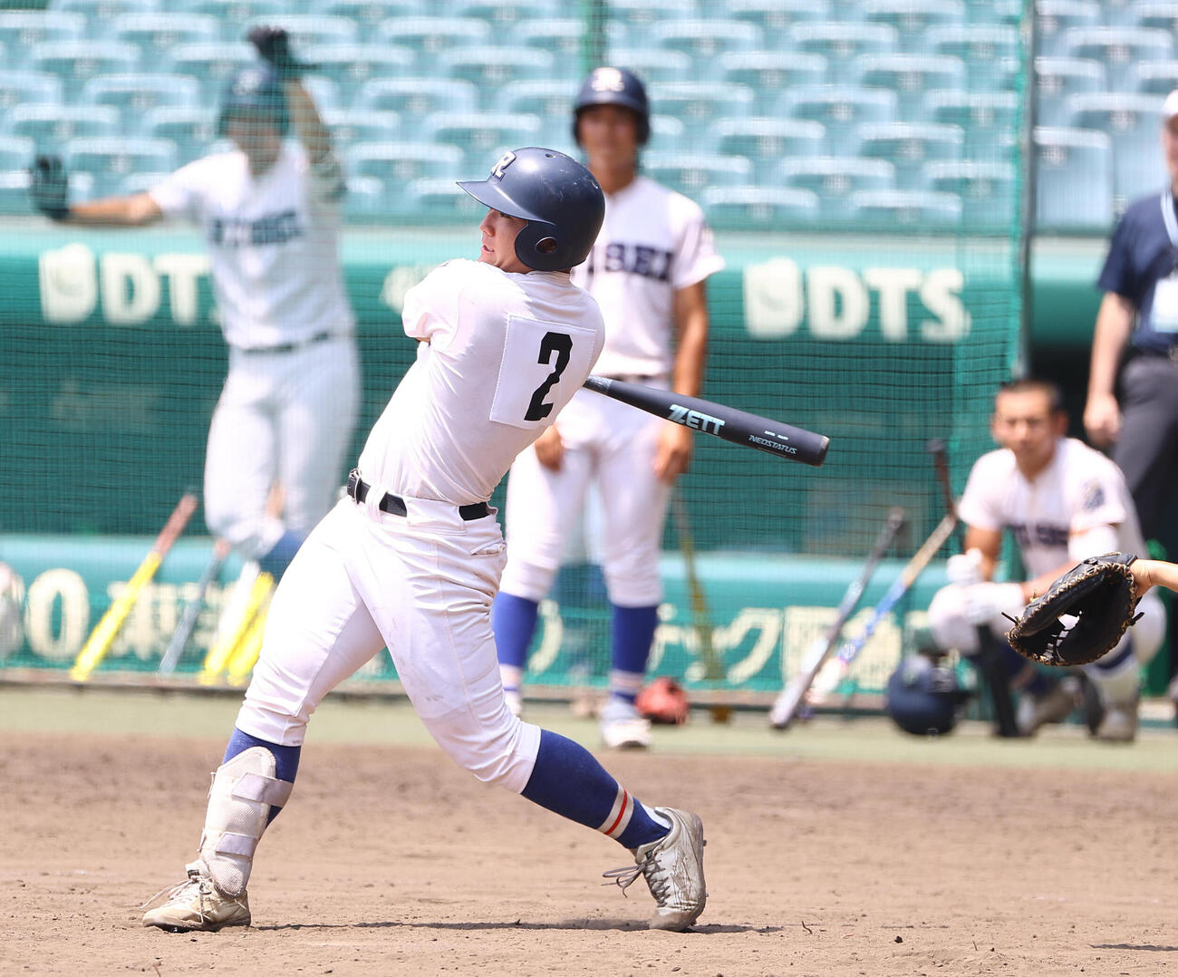 打撃練習をする履正社・三木大亮（撮影・上田博志）