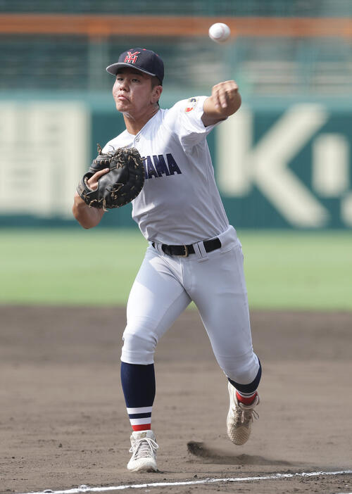 【甲子園練習】横浜・小野主将が抽選会で３番を選んだ理由は？「人生を変えてもらった」から