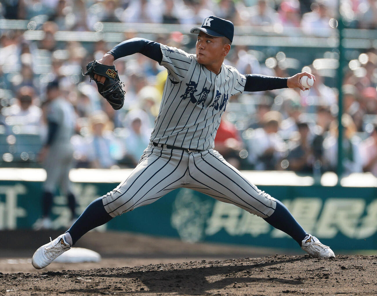 敦賀気比対横手　敦賀気比先発の辻琉成（撮影・上山淳一）