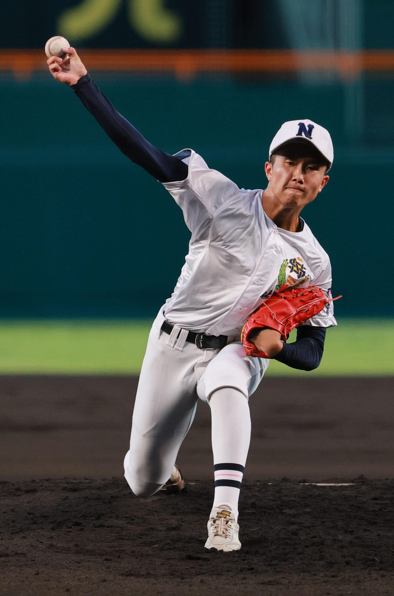 佐野日大対聖隷クリストファー　佐野日大先発の鈴木有（撮影・上山淳一）