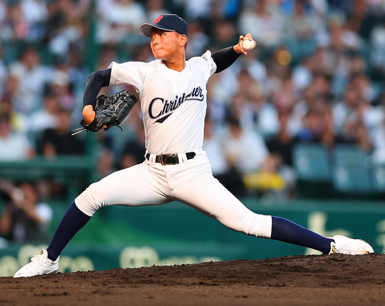 佐野日大対聖隷クリストファー　聖隷クリストファー先発の高部陸（撮影・野上伸悟）
