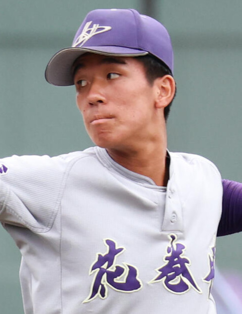 花巻東・萬谷堅心（2026年7月撮影）
