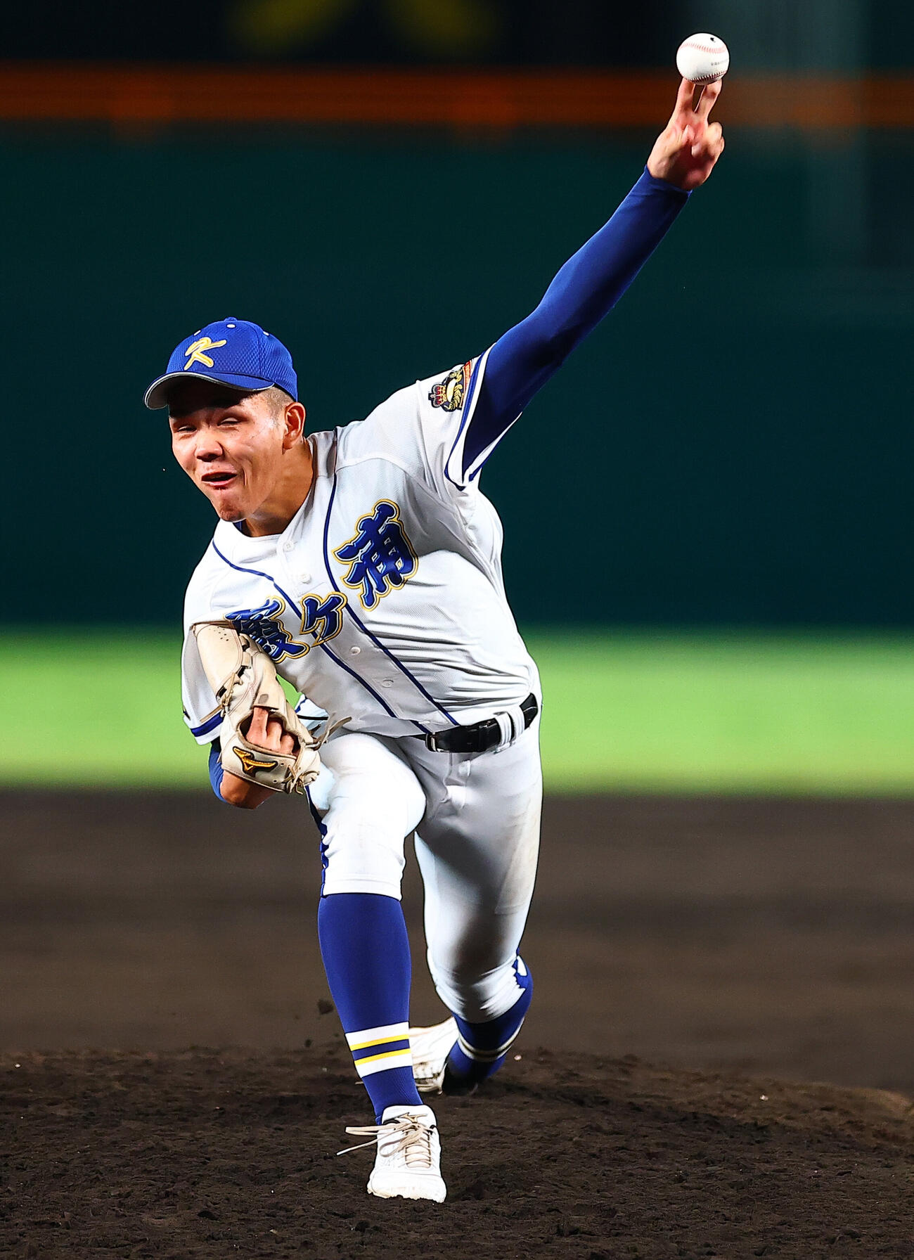 霞ケ浦対中京　霞ケ浦先発の小林将大（撮影・野上伸悟）