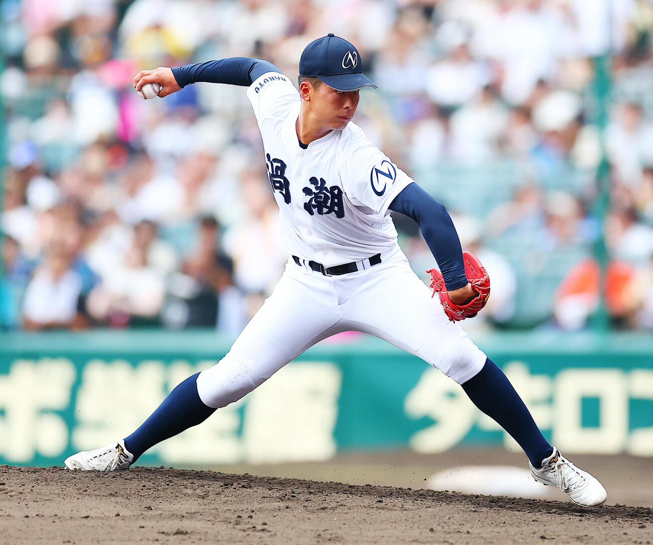 鳴門渦潮先発の西村大輝（撮影・野上伸悟）