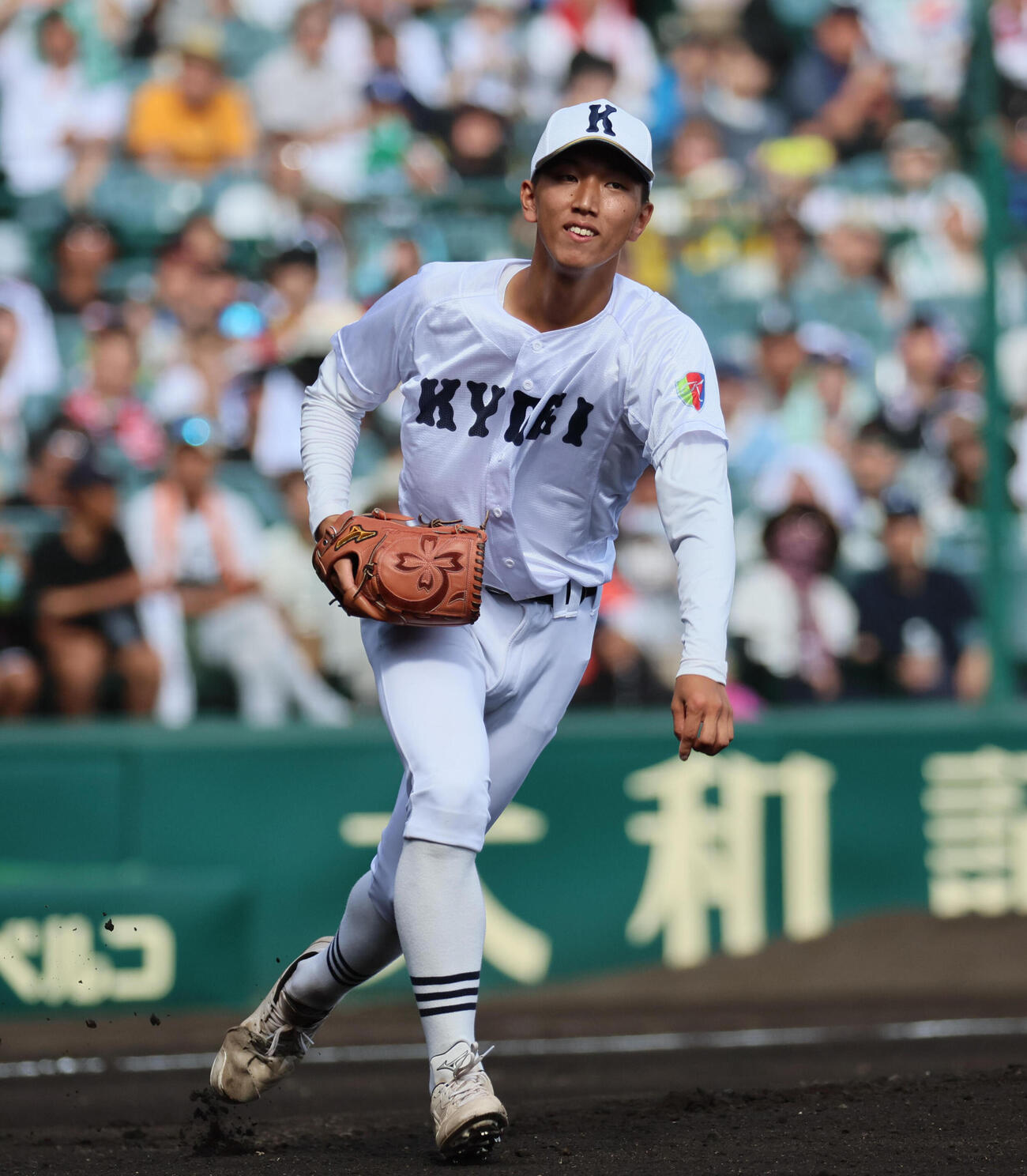 履正社対享栄　享栄先発の近藤優（撮影・宮崎幸一）