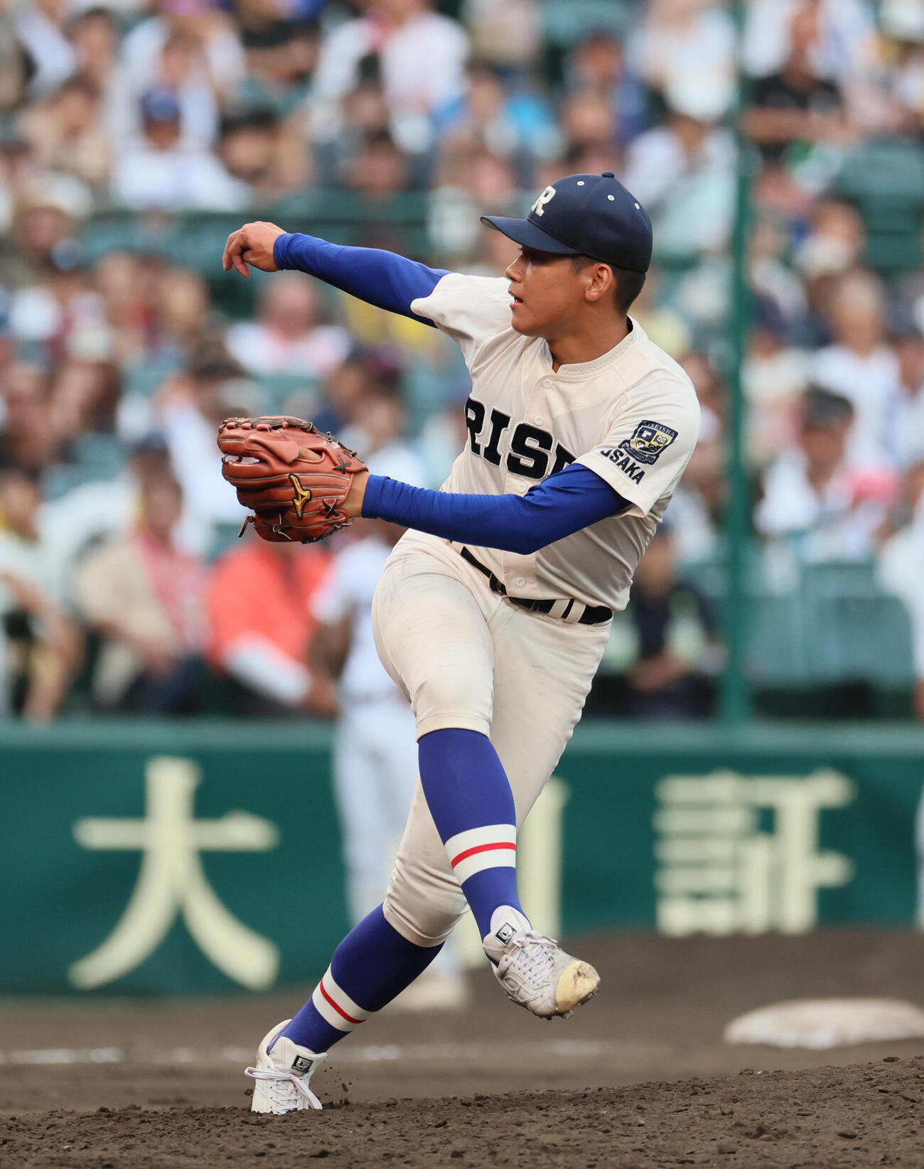 履正社対享栄　履正社・木村颯は167球の力投で完投勝利を挙げる（撮影・宮崎幸一）