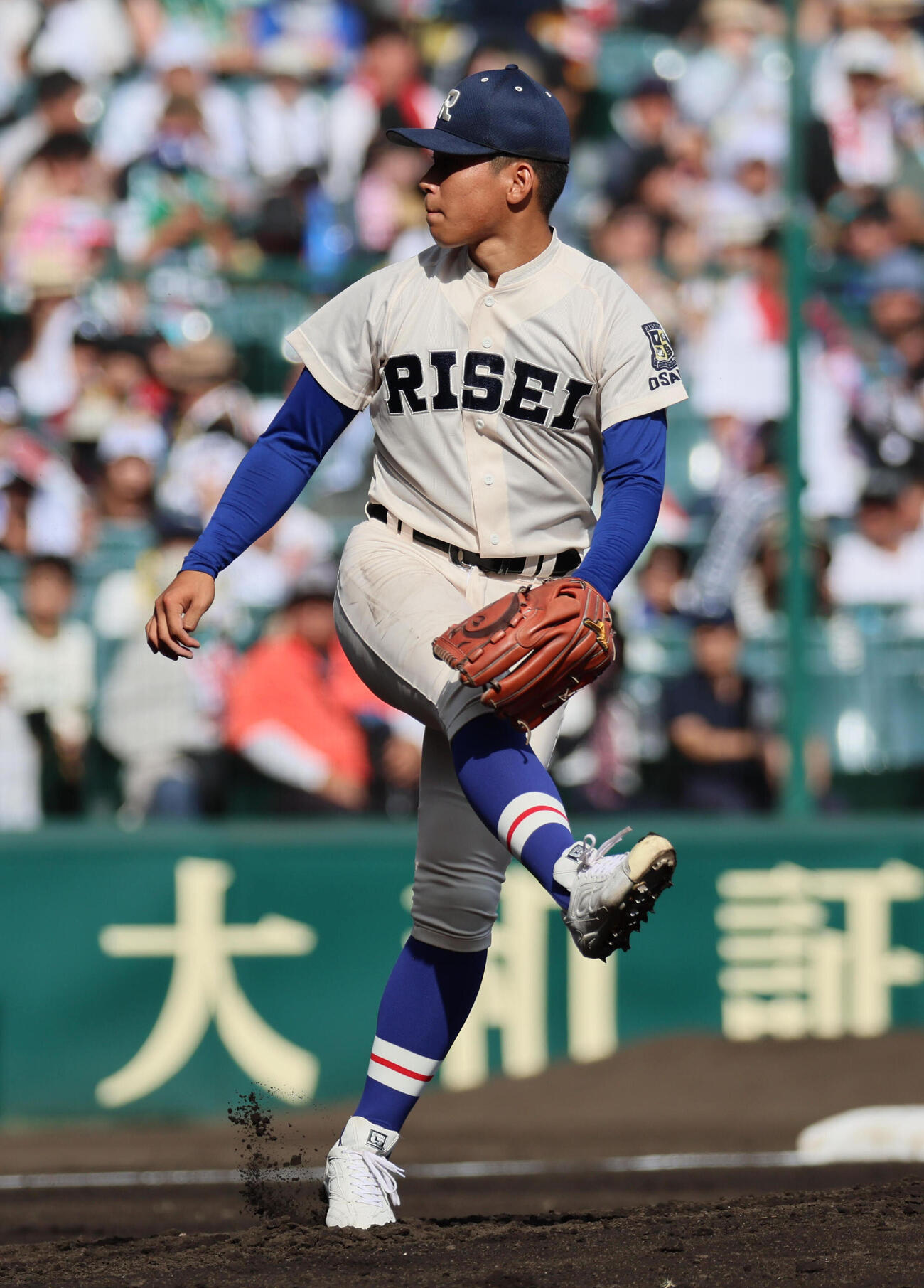 履正社対享栄　履正社・木村颯は167球の力投で完投勝利を挙げる（撮影・宮崎幸一）