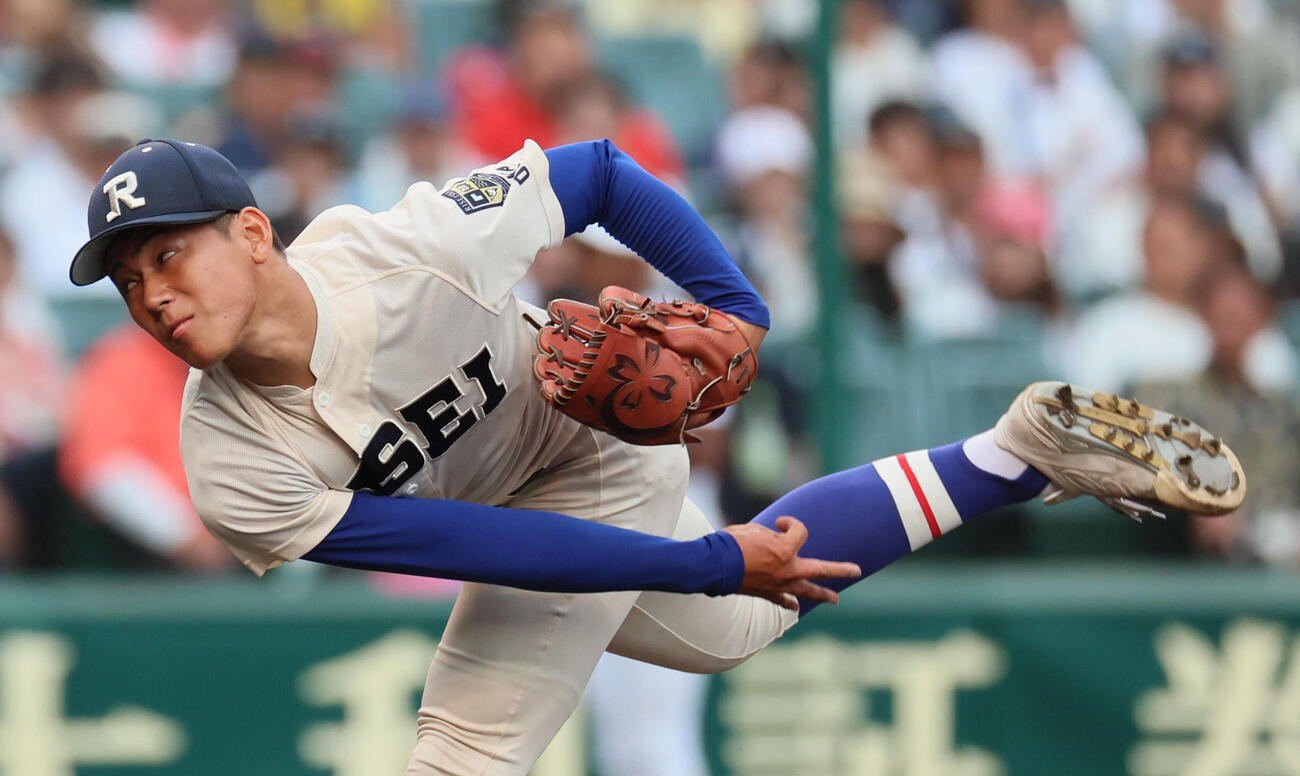 履正社対享栄　履正社・木村颯は167球の力投で完投勝利を挙げる（撮影・宮崎幸一）