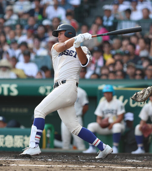 【甲子園】履正社・辻竜乃介「お父さんに勝てたかな」親子二代で聖地に、”親父超え”の１勝　