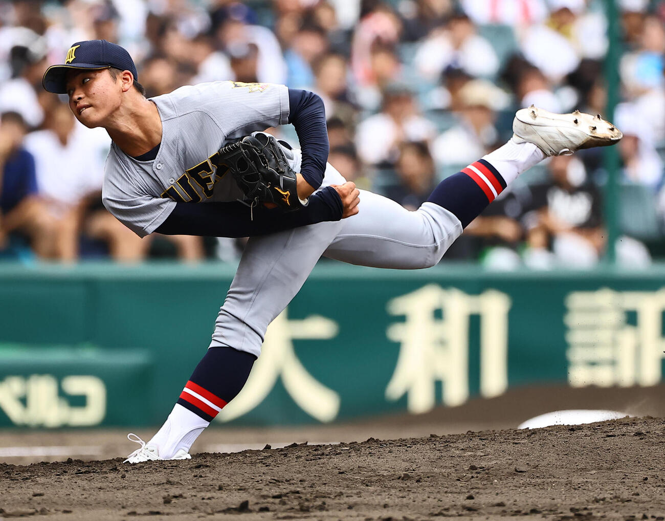 花咲徳栄対仙台育英　仙台育英先発の古川諒弥（撮影・上田博志）