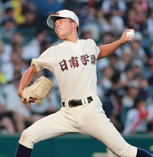 【甲子園】日南学園・谷口銀次郎「今まで見たことない」横浜・織田翔希の156キロに衝撃、三振