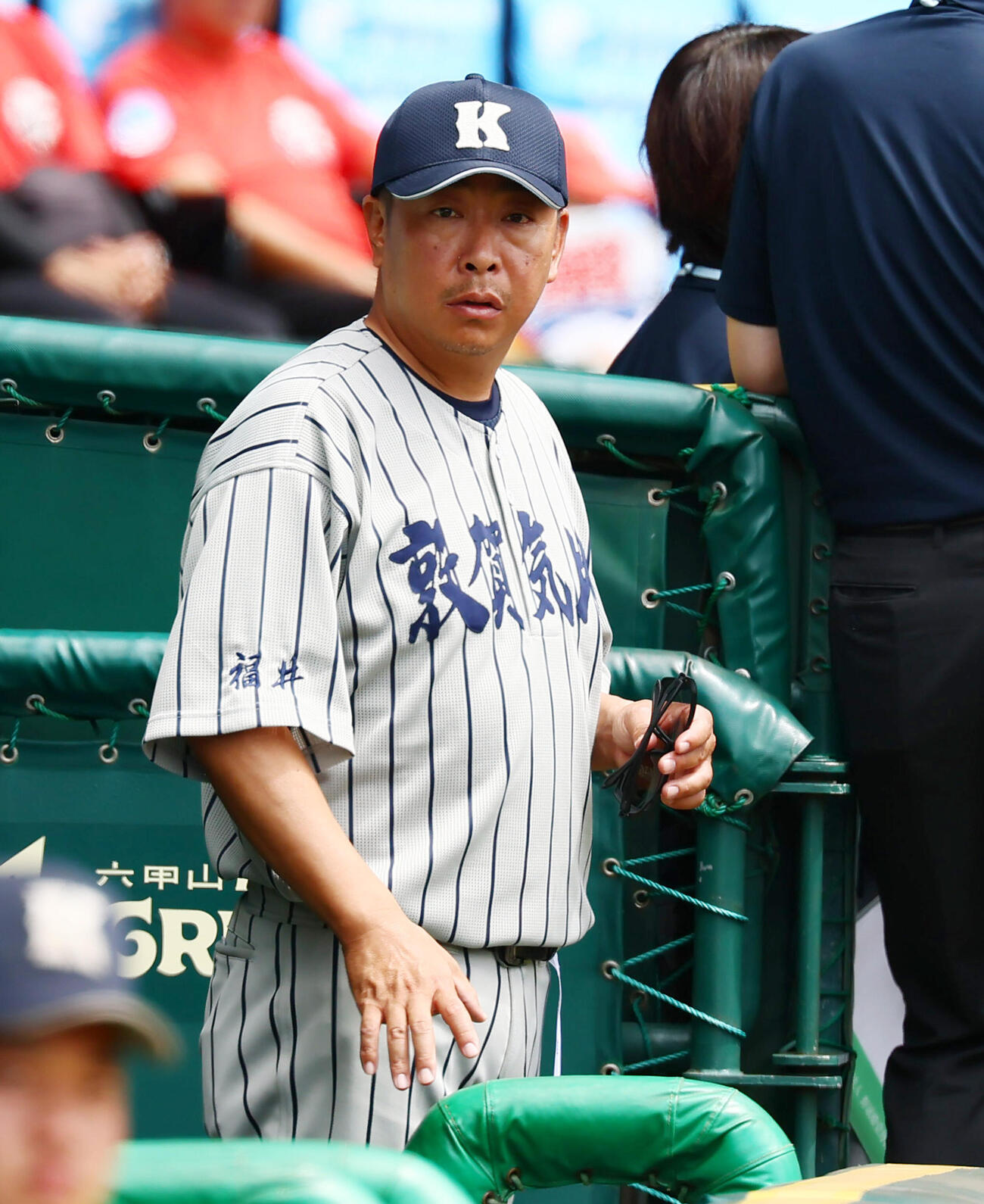 智弁和歌山対敦賀気比　敦賀気比の東哲平監督（撮影・加藤哉）