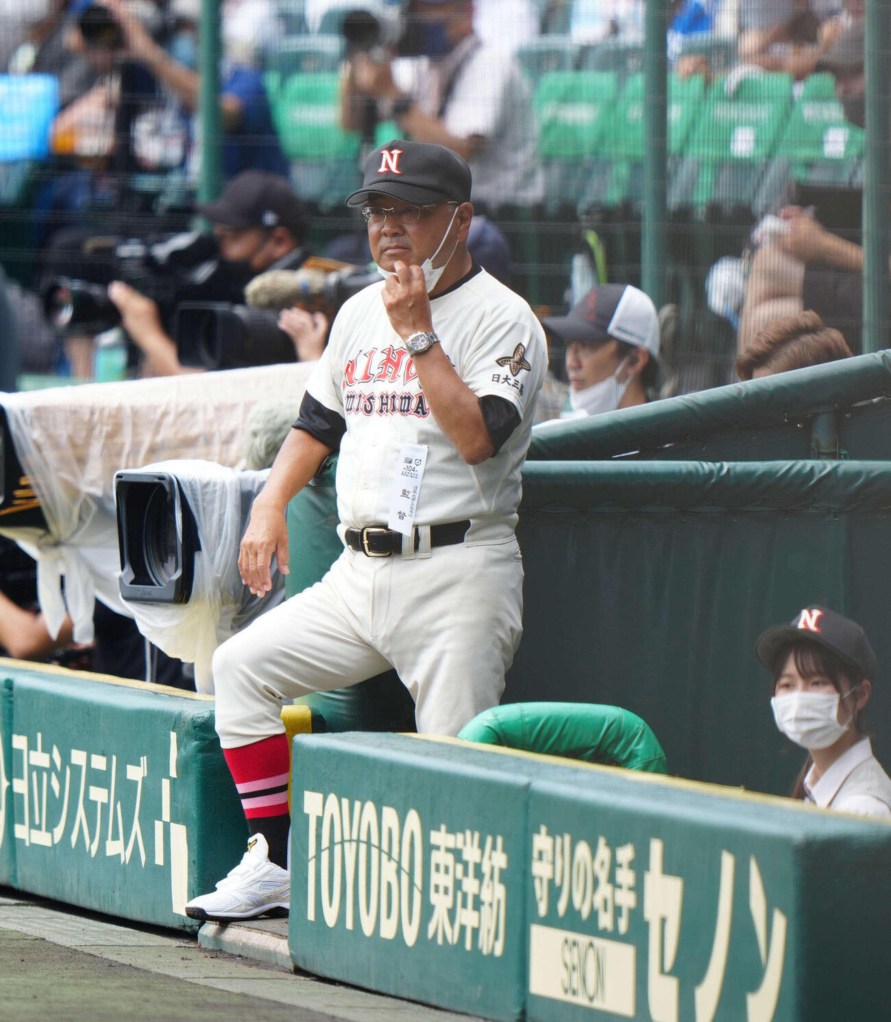 日大三島・永田裕治監督（2022年8月撮影）