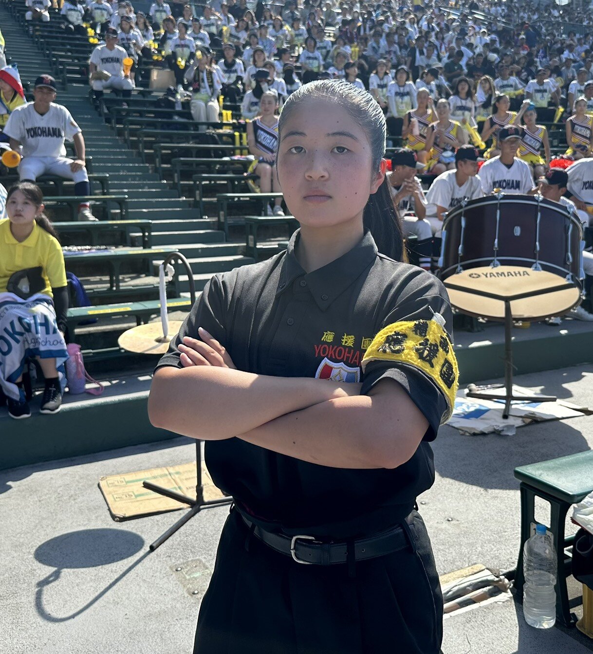 女性初の応援団長を務める横浜・前川美彩さん（3年）