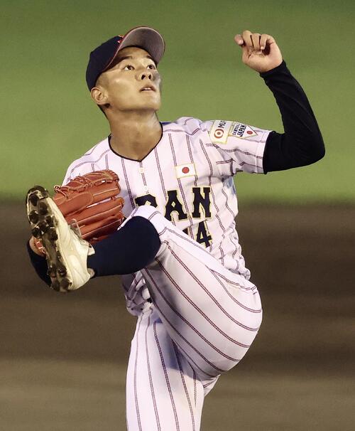 高校日本代表・前田侑大「第一に考えて」プロ志望宣言　２回無失点２奪三振、最速は152キロ