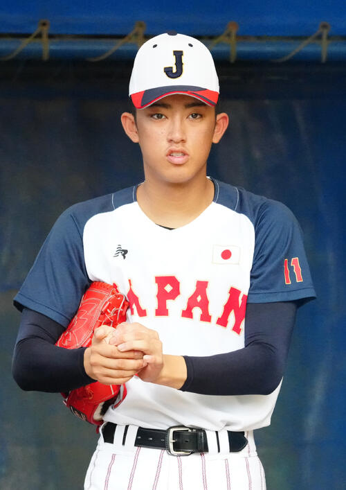 【U18】最速157キロ横浜の織田翔希ブルペン入り「悪くない」ホテル生活のルーティン変わらず