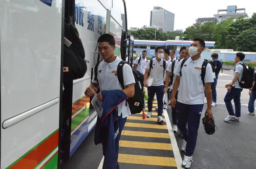 【U18】高校日本代表が台湾入り、７日から14回BFA　U18アジア選手権