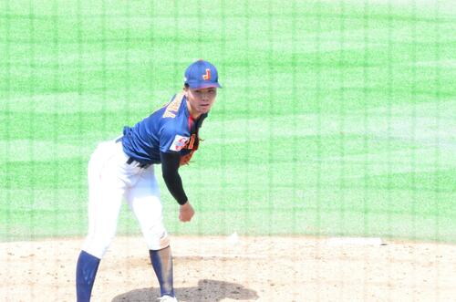 先発マウンドに立った福島（撮影・平山連）