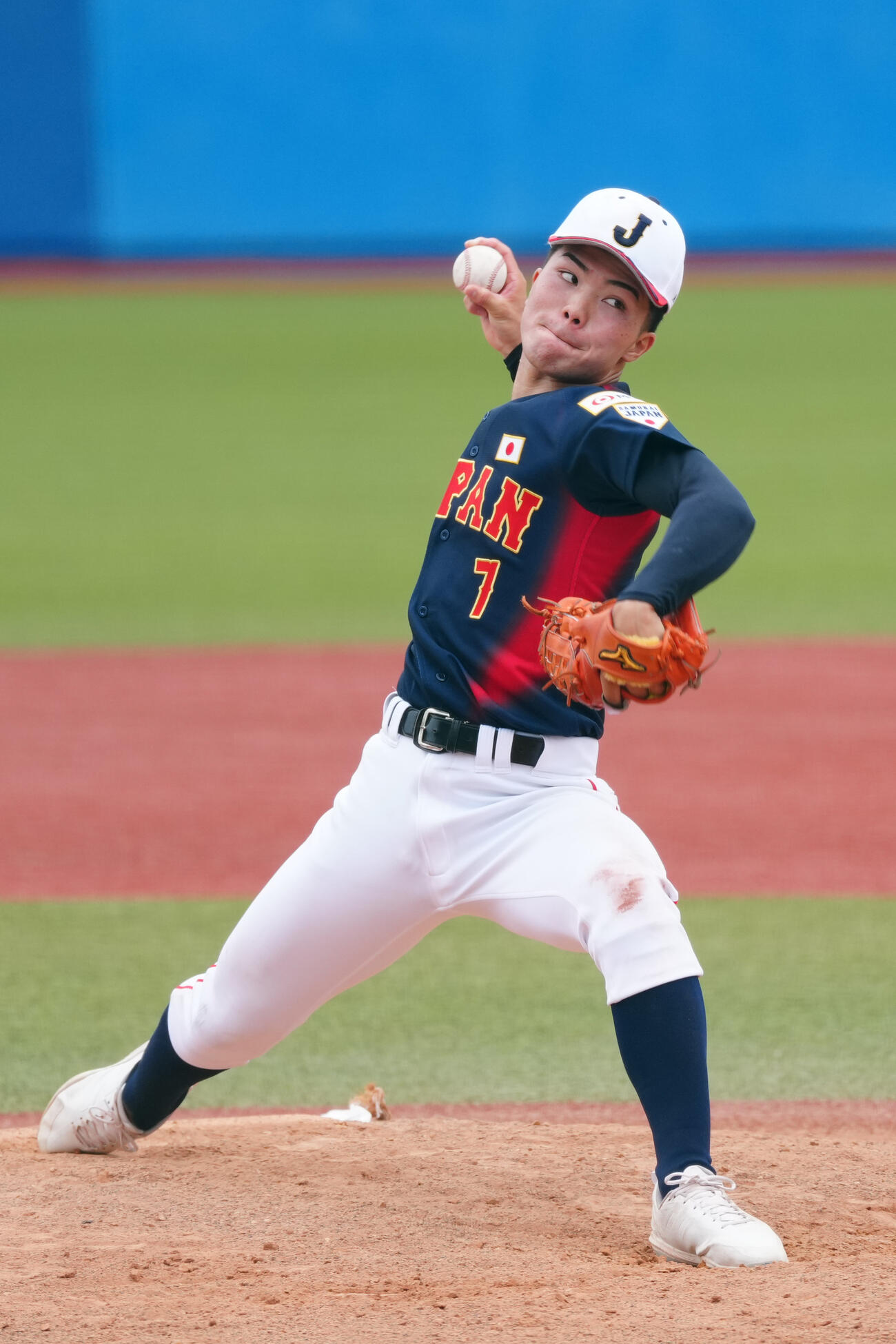 高校日本代表対立大　高校日本代表4番手の福島陽奈汰（2026年9月1日撮影）