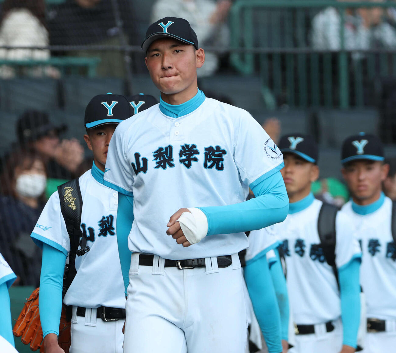山梨学院・菰田陽生（2026年3月27日撮影）