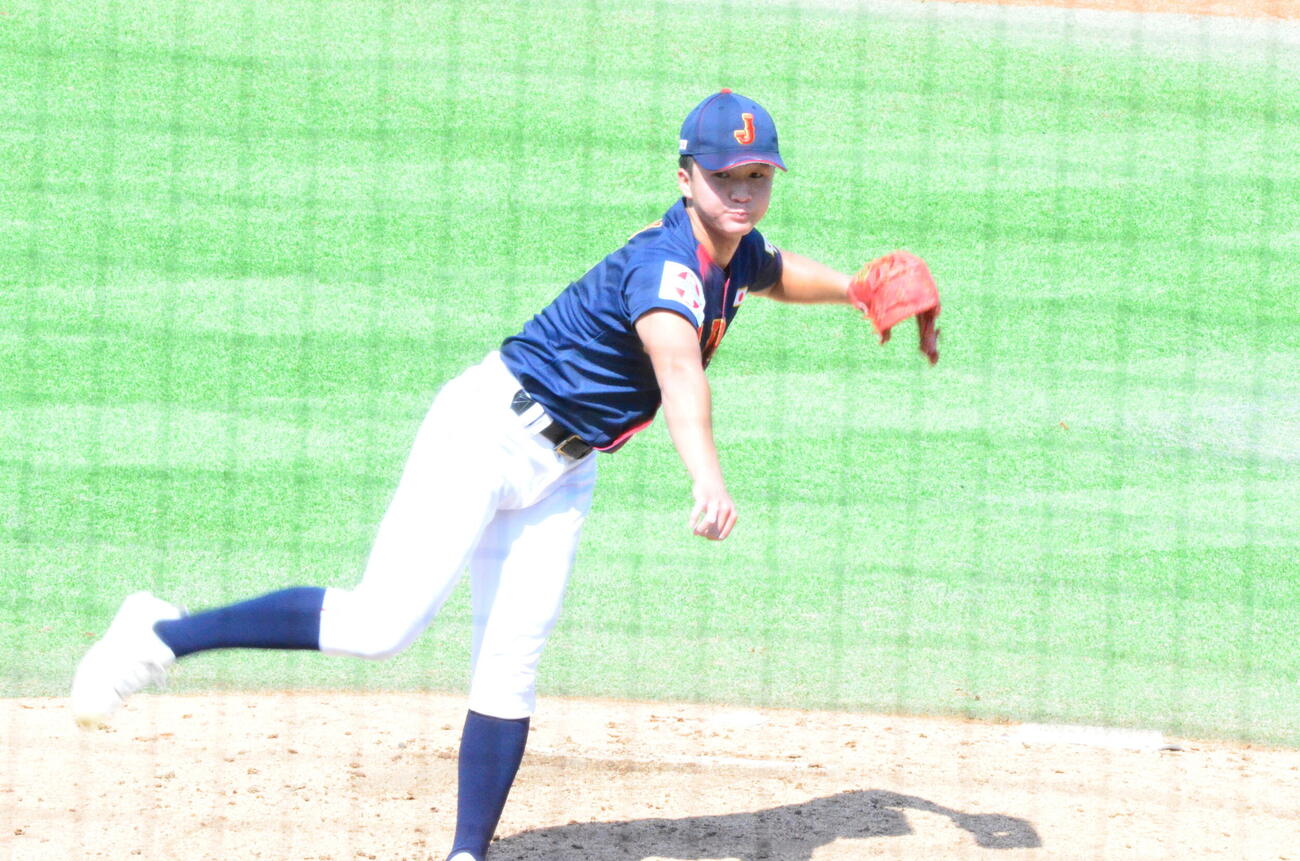 2番手で登板した池田聖摩（撮影・平山連）