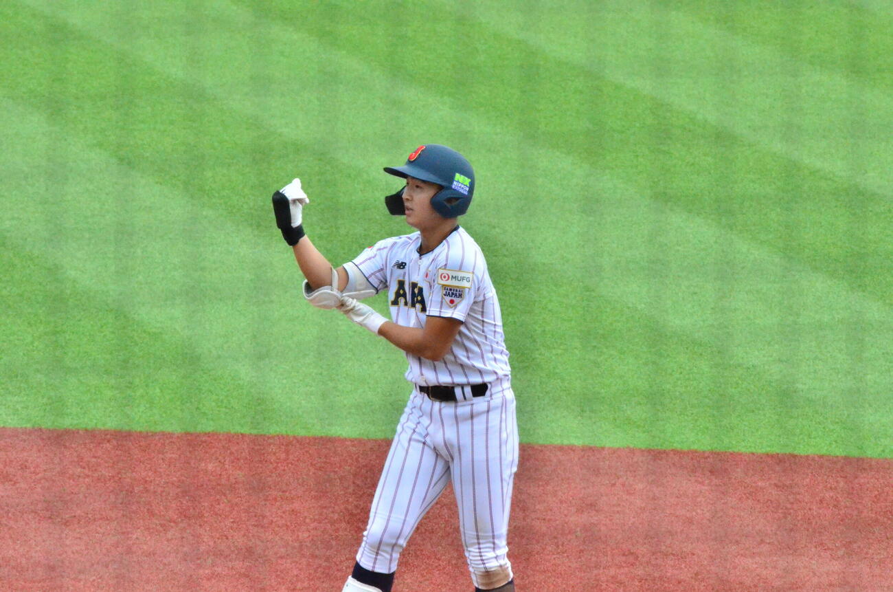 攻守で躍動する池田（撮影・平山連）