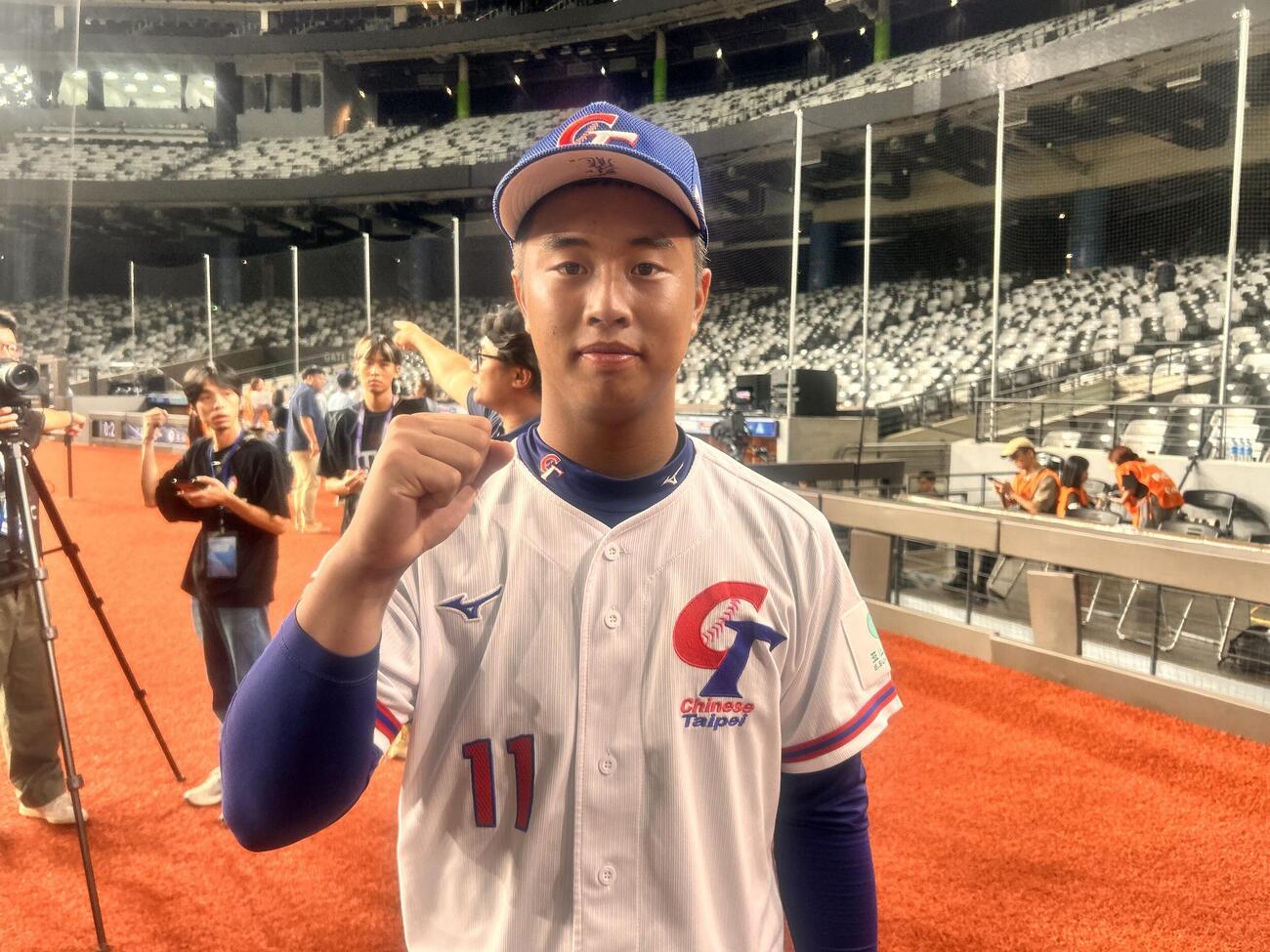 ドジャース山本を参考にしている投手に挙げる台湾代表の蔡辰瀧（ツァイ・チェンロン）投手