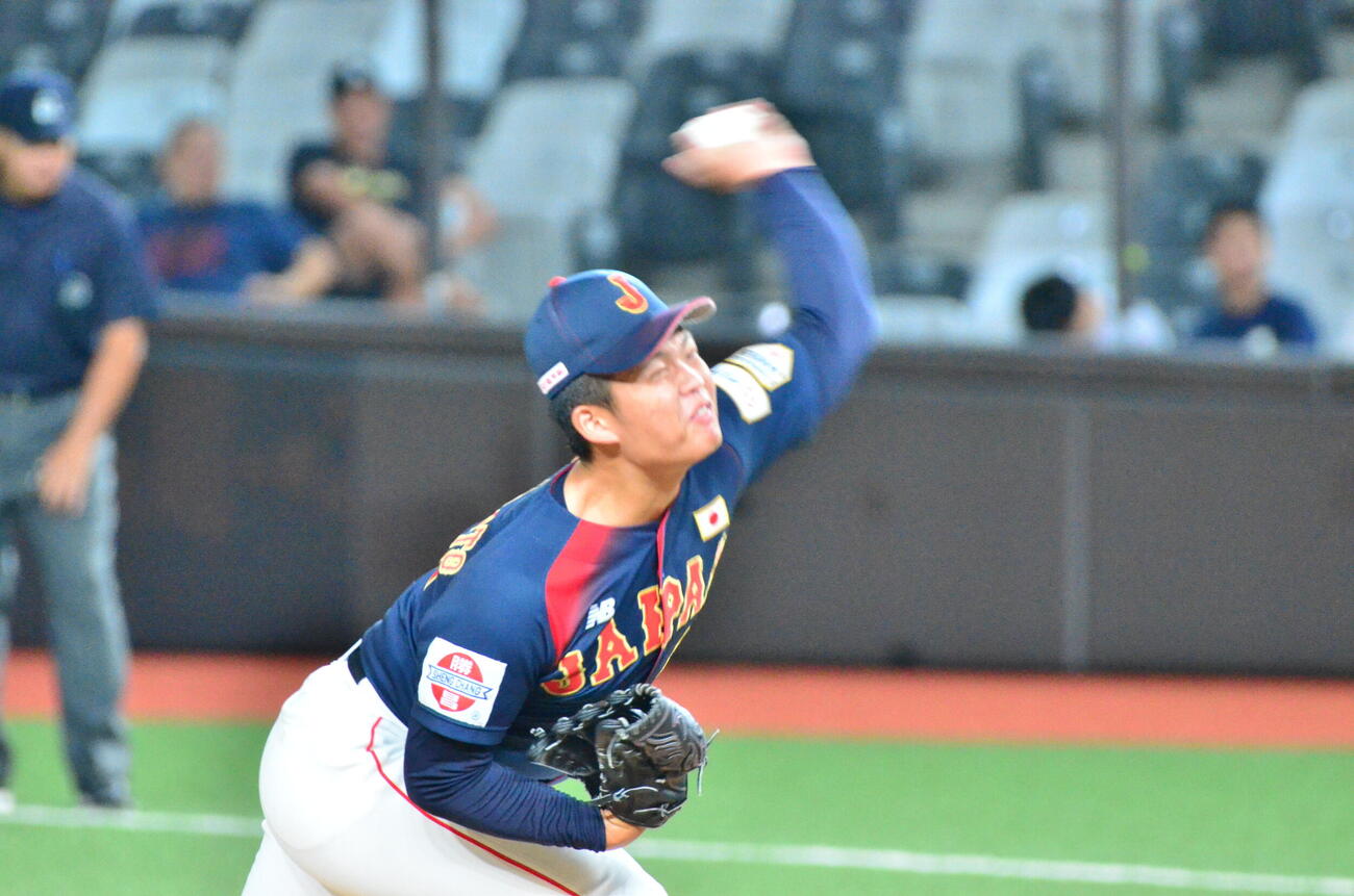 先発の杉本真滉（撮影・平山連）