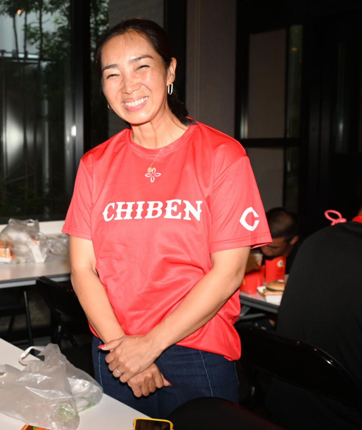 智弁和歌山・中谷監督夫人の千保子さん（26年8月撮影）