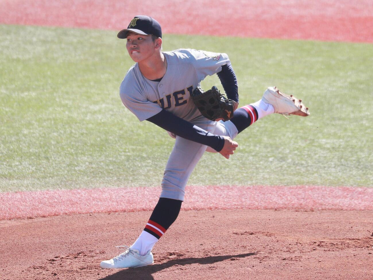 八戸学院光星対仙台育英　先発した仙台育英・古川諒弥（撮影・高橋香奈）