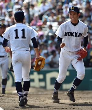 北の岡田准一 北海 大西 やり切った 笑顔で銀 高校野球 日刊スポーツ 北の岡田准一 北海 大西 やり切った 笑顔で銀 高校野球 日刊スポーツ