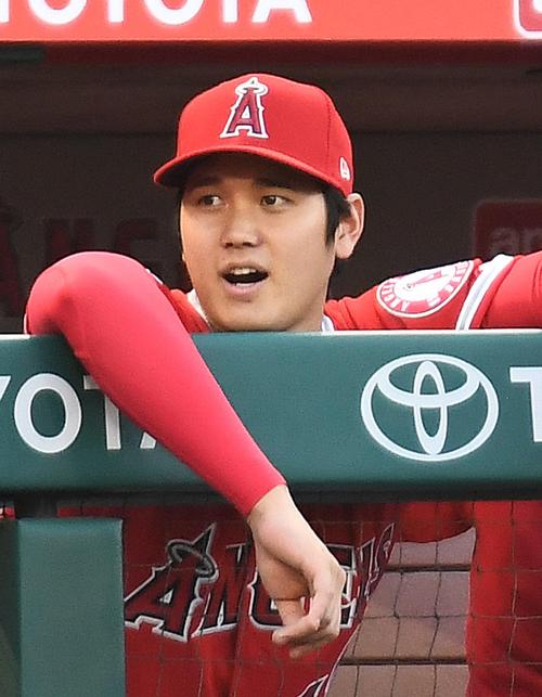 エンゼルス大谷（１８年７月撮影）