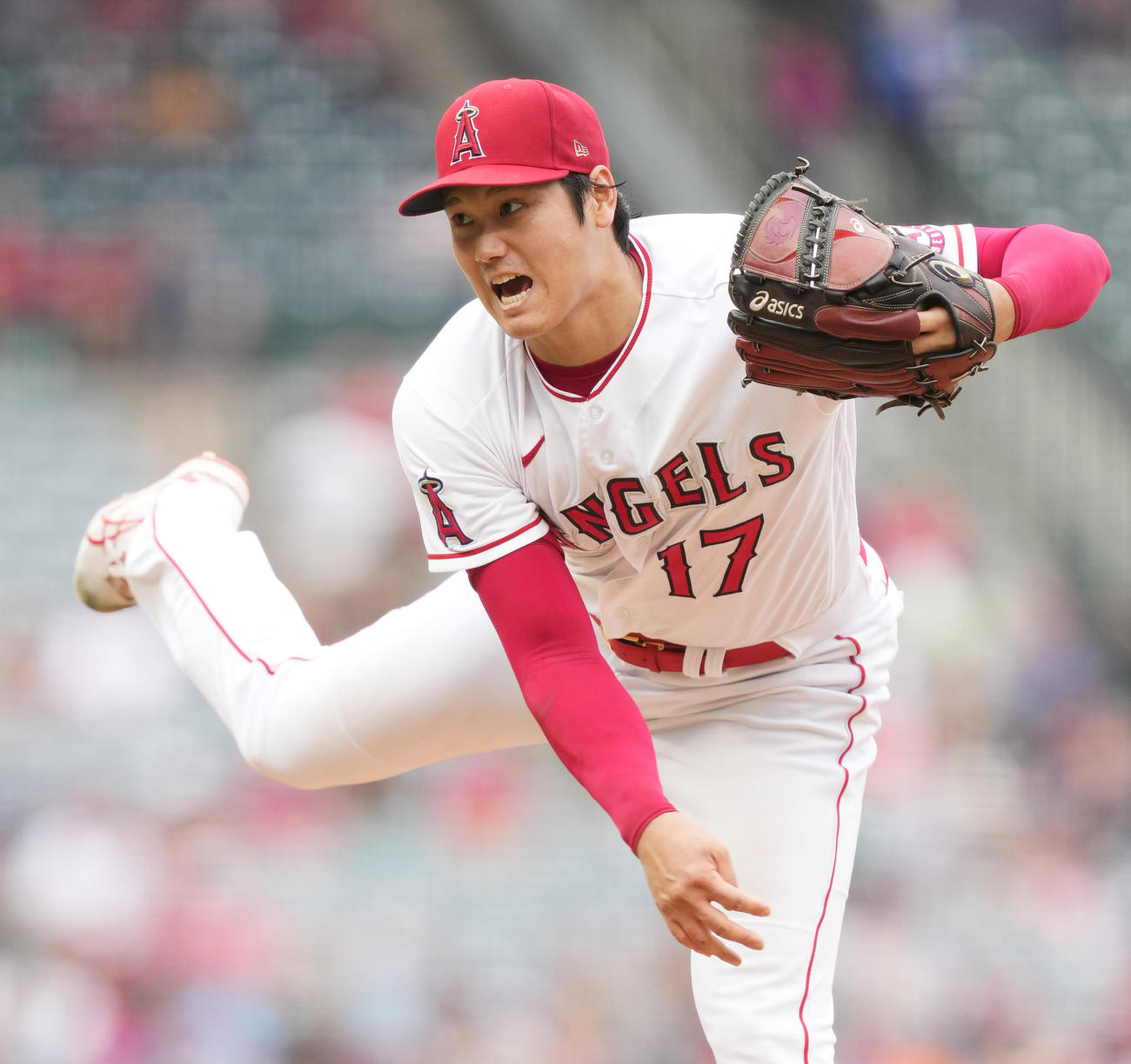 エンゼルス大谷翔平（2021年9月26日撮影）