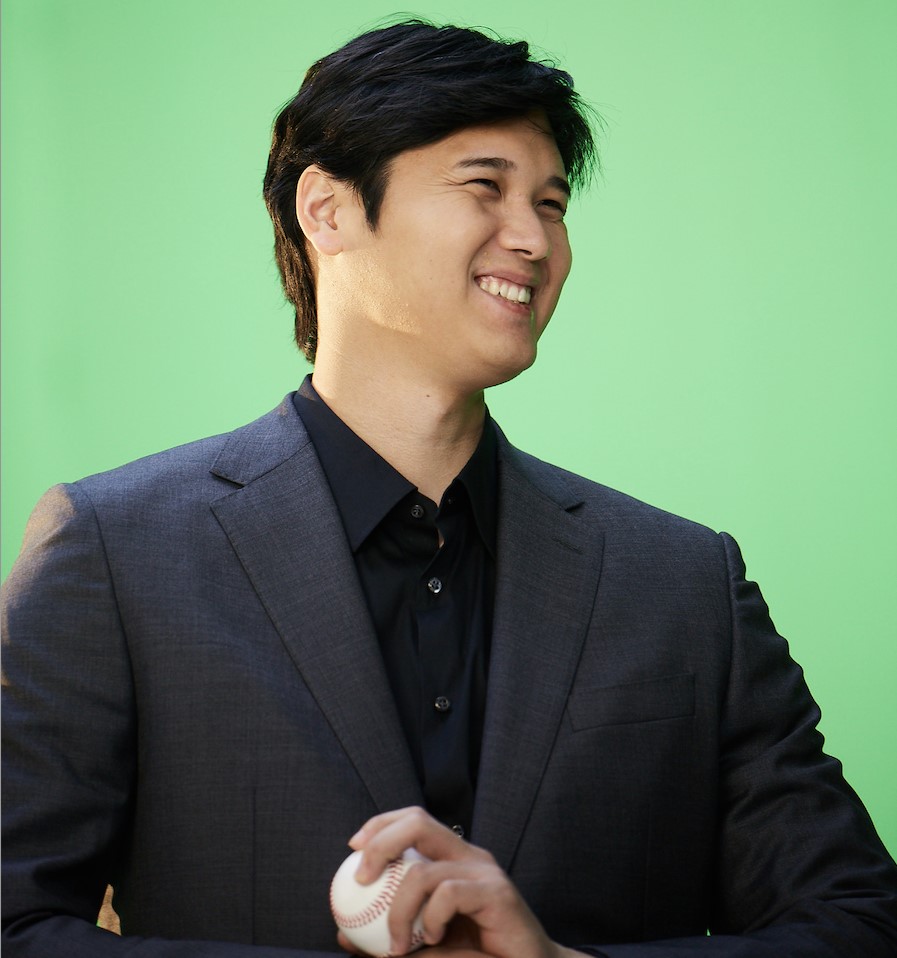 大谷翔平(2023年12月18日撮影)