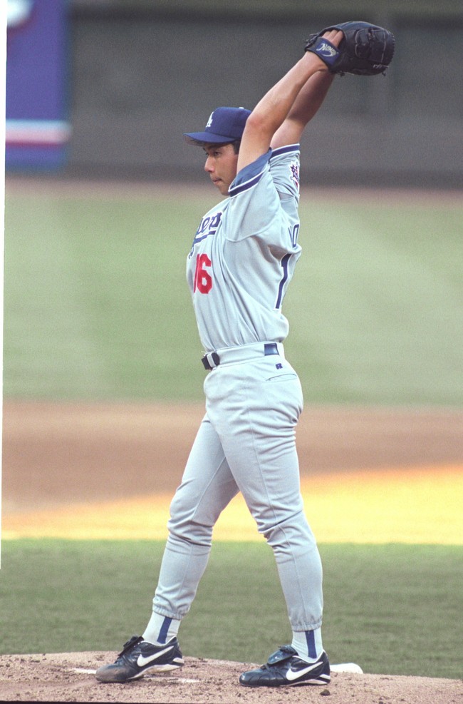 1995年大リーグオールスター　先発した野茂英雄（1995年7月11日撮影）
