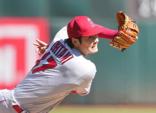 エンゼルス大谷翔平（2022年10月5日撮影）