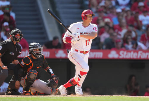 大谷翔平（2022年4月24日撮影）