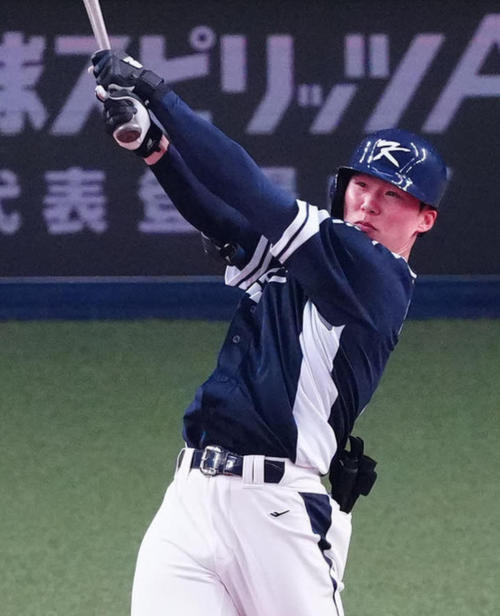 ドジャースに入団した、金慧成（2023年3月7日）