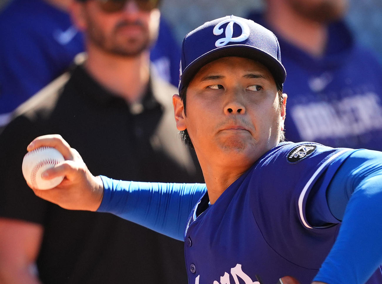 ドジャース大谷翔平（25年2月25日撮影）