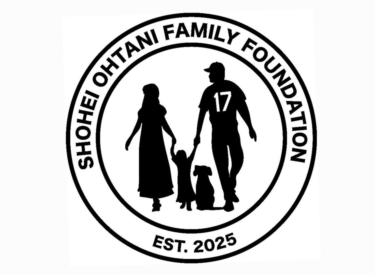 「SHOHEI OHTANI FAMILY FOUNDATION」のロゴ（大谷翔平のインスタグラムから）