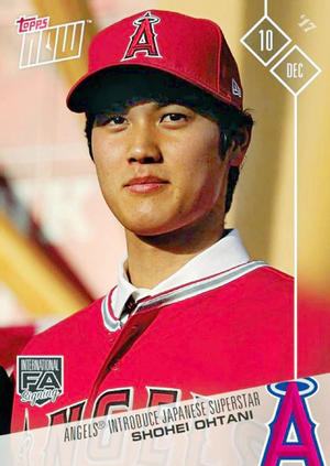 大谷野球カード 新人では異例の早期長期契約 - MLB : 日刊スポーツ