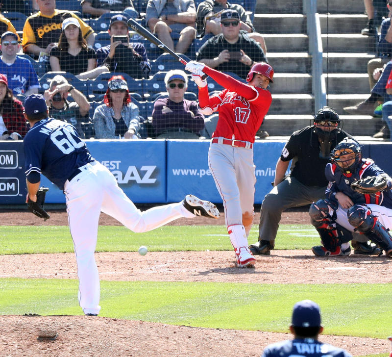 大谷、見極め2四球→適時打 満点デビューの中身 - MLB : 日刊スポーツ