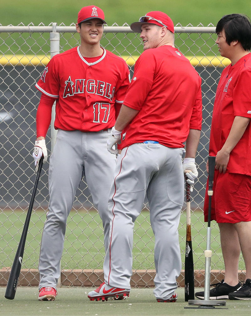 初対面でいいやつだなあと分かった／トラウトの目 - MLB : 日刊スポーツ