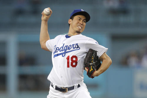 ダイヤモンドバックス戦に先発したドジャース前田（ＡＰ）
