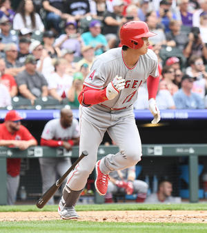 大谷 鮮やか中前安打 3試合目代打で初ヒット - MLB : 日刊スポーツ