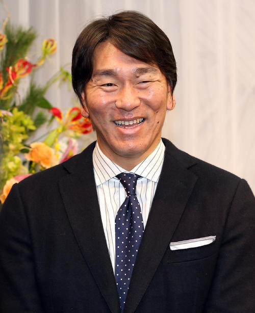 松井秀喜氏（2015年1月4日撮影）