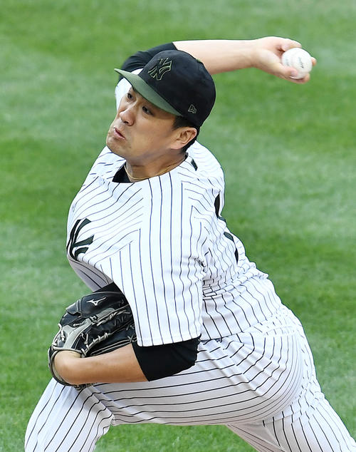 ヤンキース田中将大（2018年5月27日撮影）